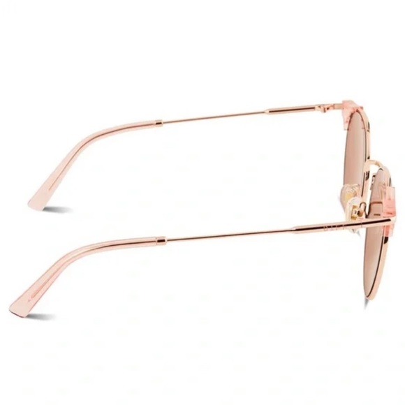 DIFF Shine On Sunglasses Rose Gold Frame Cherry Blossom Mirror Lens NEW main image 6